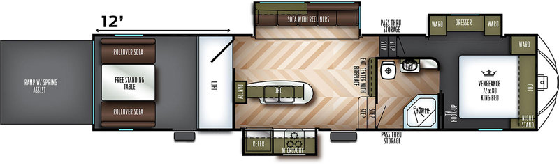 Fifth Wheel Trailer Camper Travel Trailer (2)